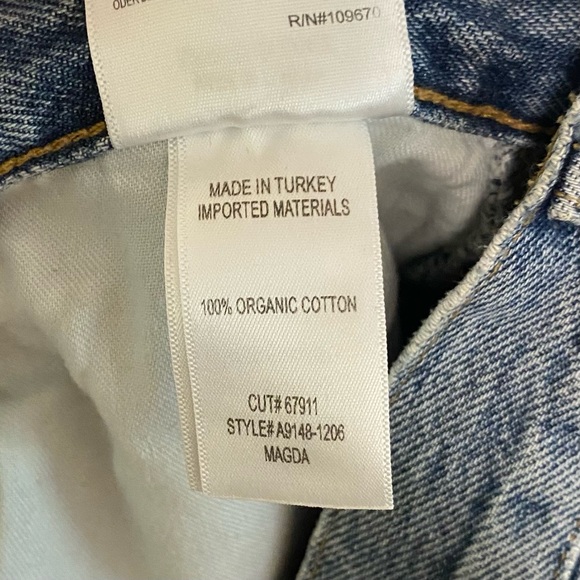 Agolde Magda Denim Carpenter Jeans in Entrance - Picture 10 of 10